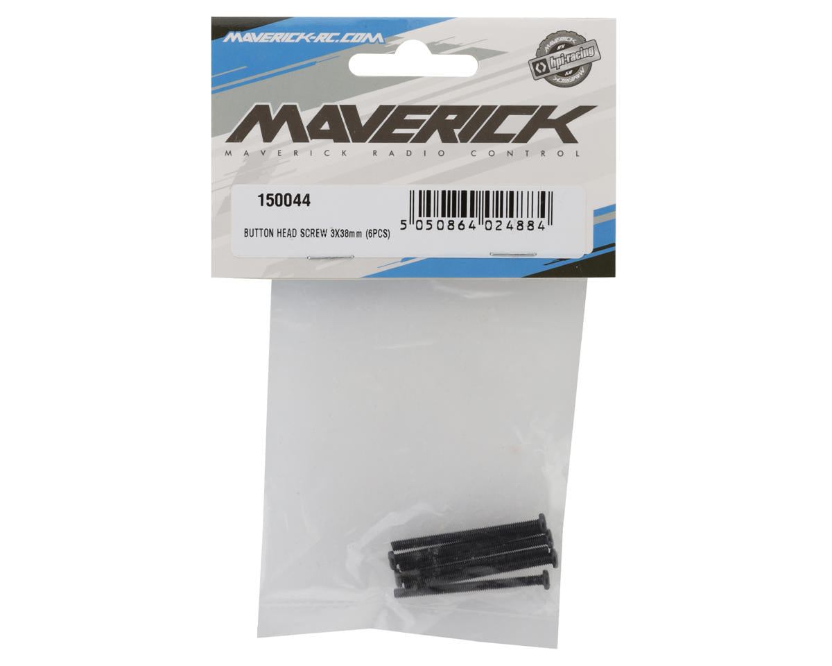 Maverick 3mm Button Head Phillips Screws (6) (38mm)