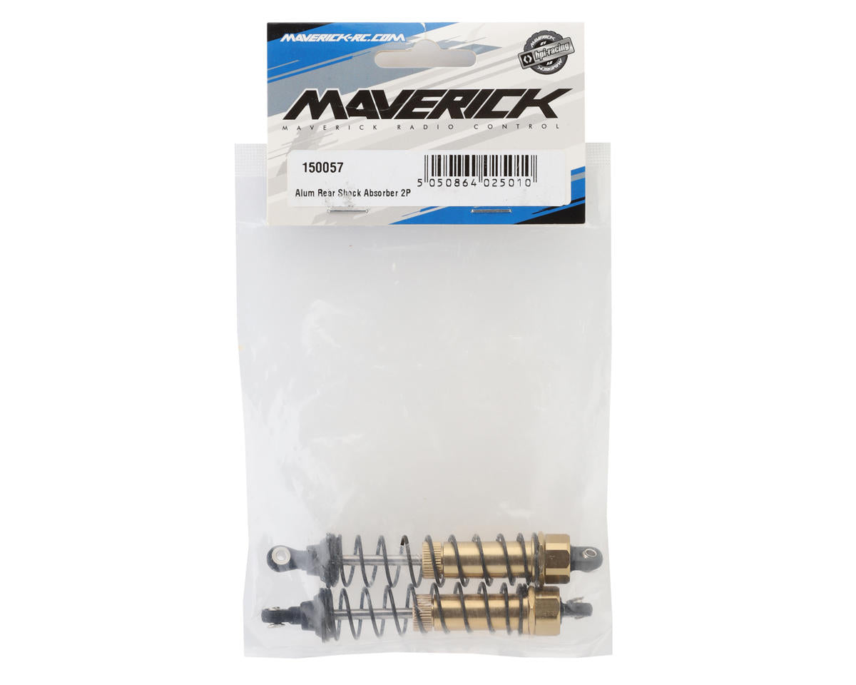 Maverick Phantom Aluminum Rear Shock Set (Gold) (2)