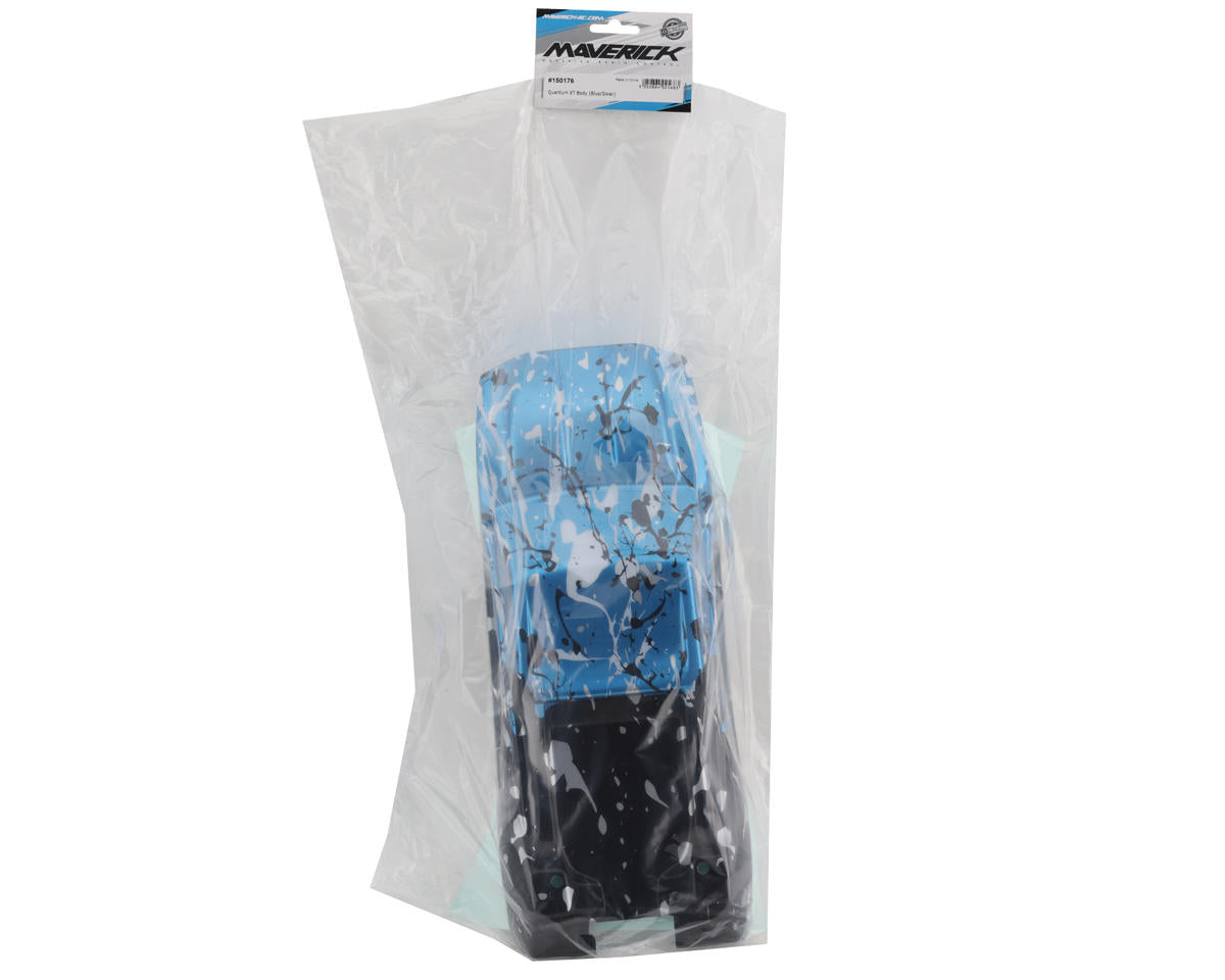 Maverick Quantum XT 1/10 Stadium Truck Body (Blue/Silver)