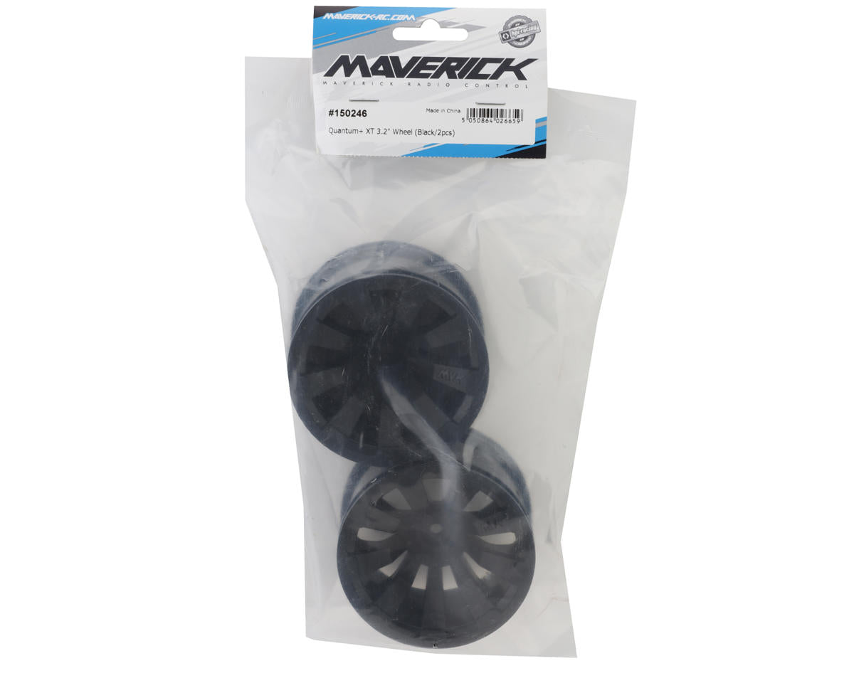 Maverick Quantum+ XT Flux 3.2" Wheel Set (Black) (2)