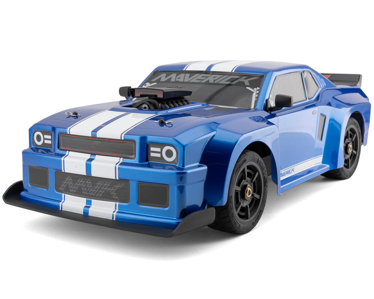 Maverick QuantumR Flux 1/8 4S 4WD Brushless RTR Electric Muscle Car (Blue)