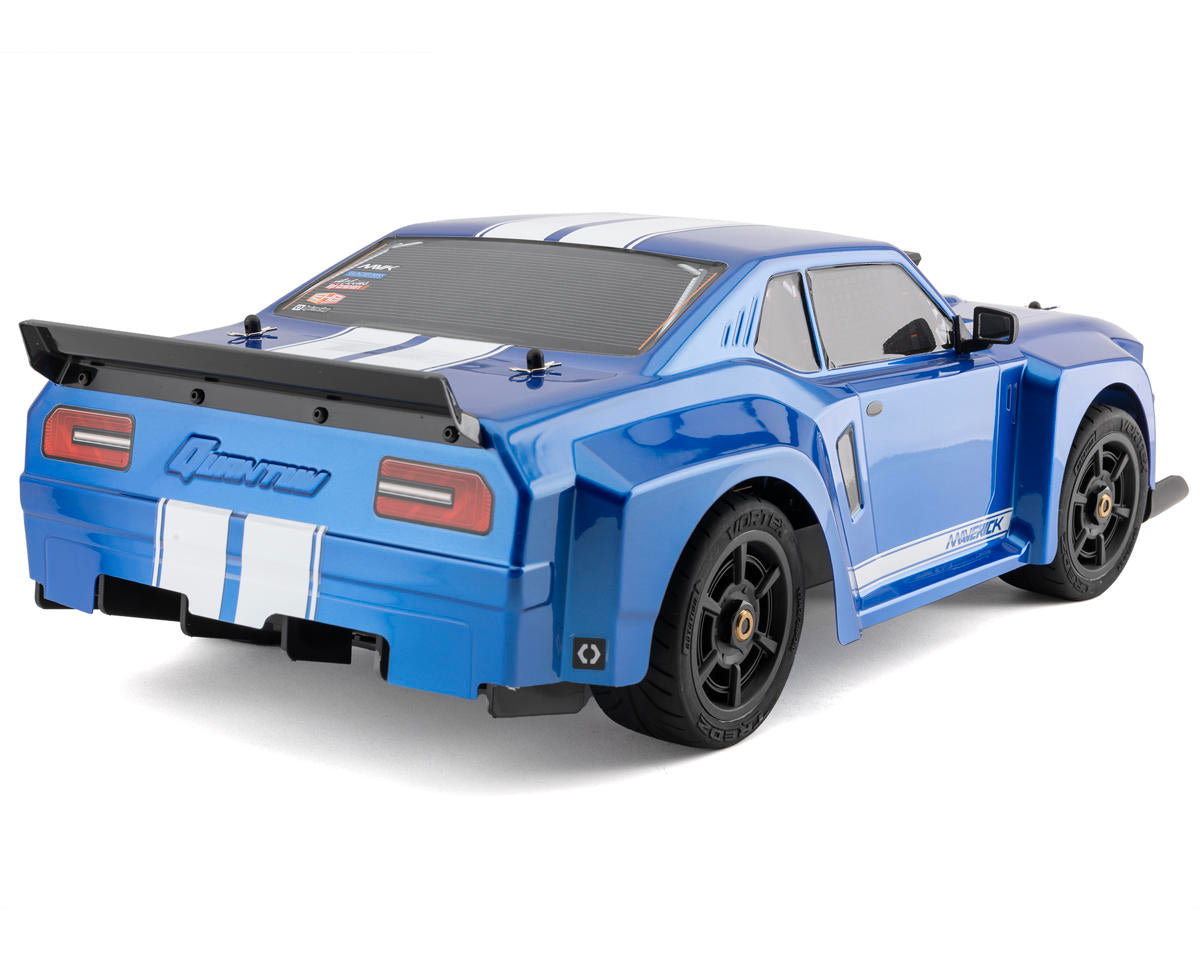 Maverick QuantumR Flux 1/8 4S 4WD Brushless RTR Electric Muscle Car (Blue)