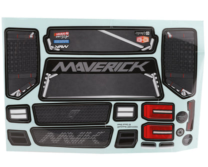 Maverick QuantumR Flux 1/8 Race Truck Body (Clear)