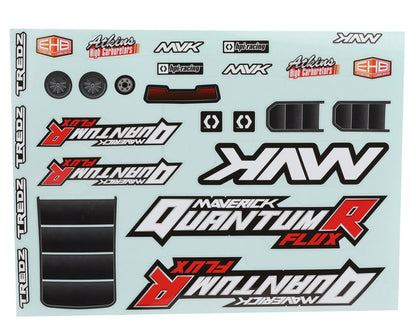 Maverick QuantumR Flux 1/8 Race Truck Body (Clear)
