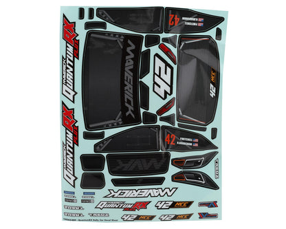Maverick QuantumRX Flux 1/8 Rally Car Body (Clear)