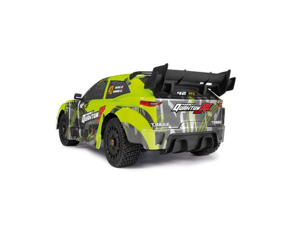 Maverick QuantumRX Flux 1/8 Rally Car Body (Fluoro Green)