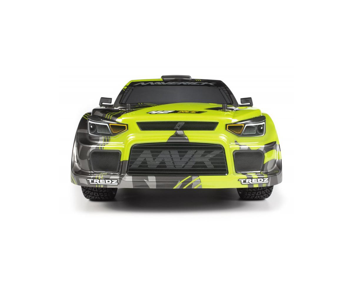 Maverick QuantumRX Flux 1/8 Rally Car Body (Fluoro Green)