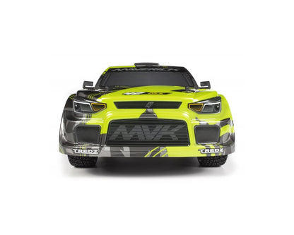 Maverick QuantumRX Flux 1/8 Rally Car Body (Fluoro Green)