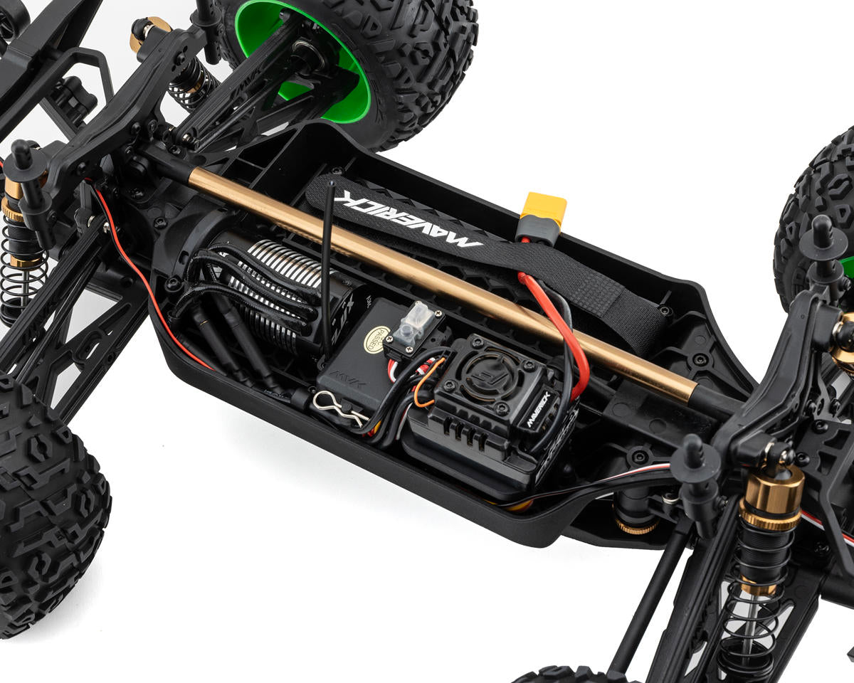 Maverick Quantum2 Flux Brushless 1/10 4WD RTR Electric Monster Truck (Green)