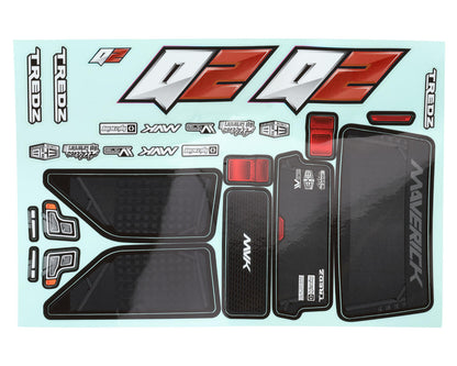 Maverick Quantum2 Monster Truck Pre-Painted 1/10 Body (Red)