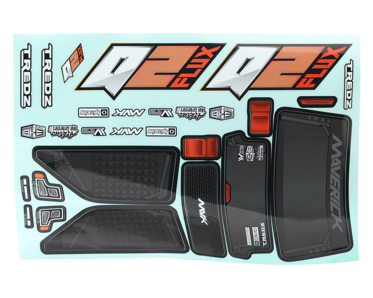 Maverick Quantum2 Monster Truck Pre-Painted 1/10 Body (Orange)