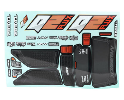 Maverick Quantum2 Monster Truck Pre-Painted 1/10 Body (Orange)