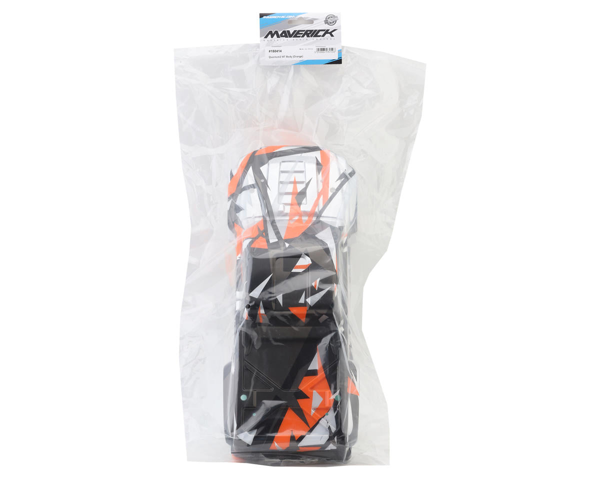 Maverick Quantum2 Monster Truck Pre-Painted 1/10 Body (Orange)
