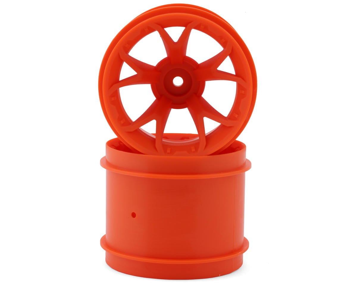 Maverick Quantum2 2.8in Monster Truck Wheels (Orange) (2) (14mm Hex)
