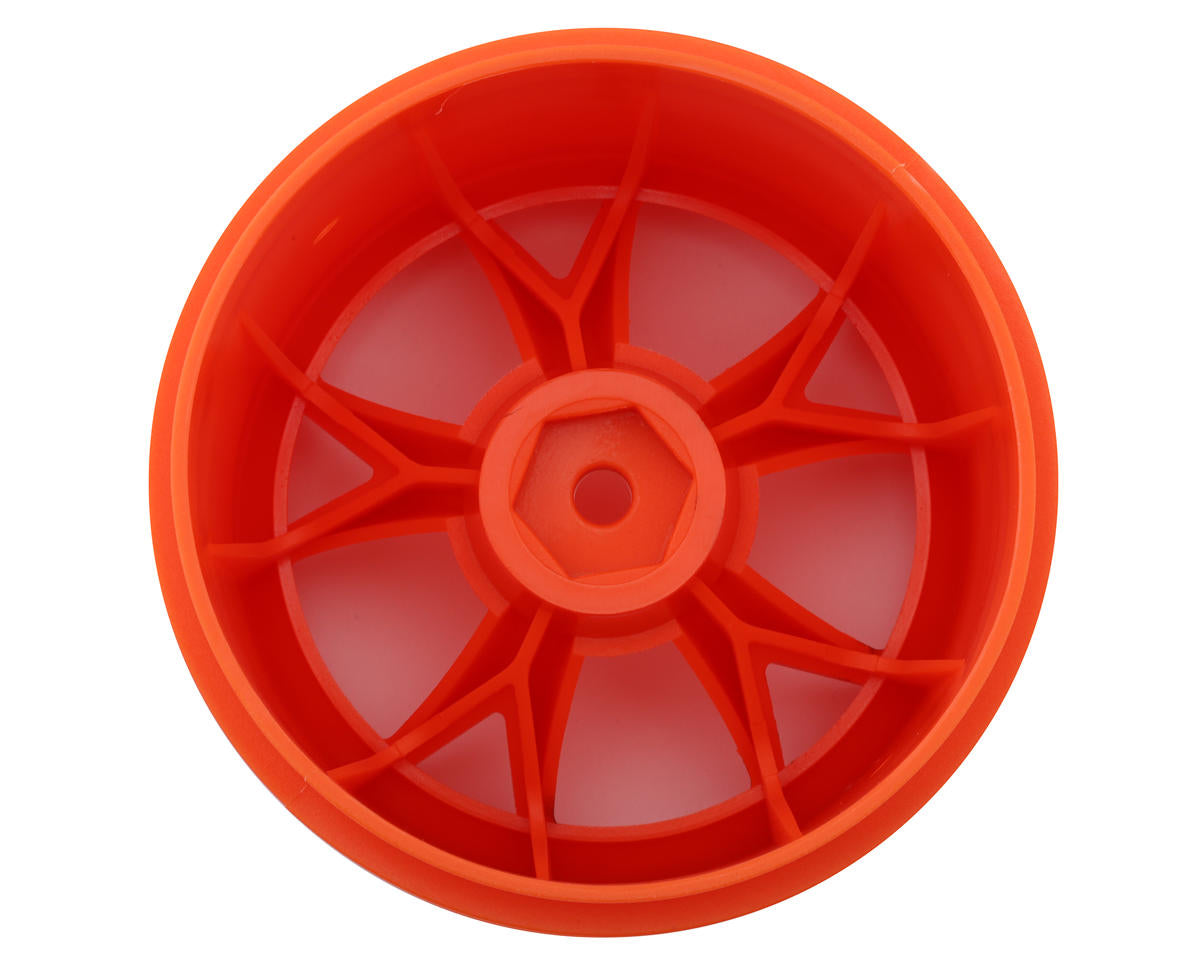 Maverick Quantum2 2.8in Monster Truck Wheels (Orange) (2) (14mm Hex)