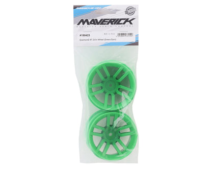 Maverick Quantum2 XT 2.8" Wheel (Green) (2) w/12mm Hex