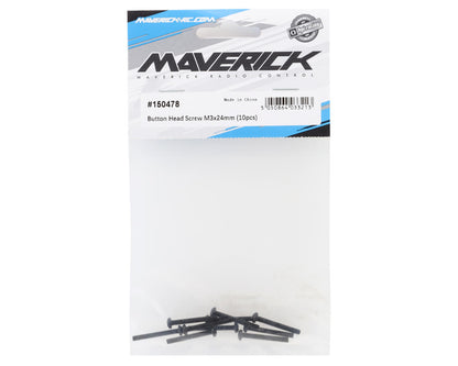 Maverick 3mm Button Head Screw (10) (24mm)