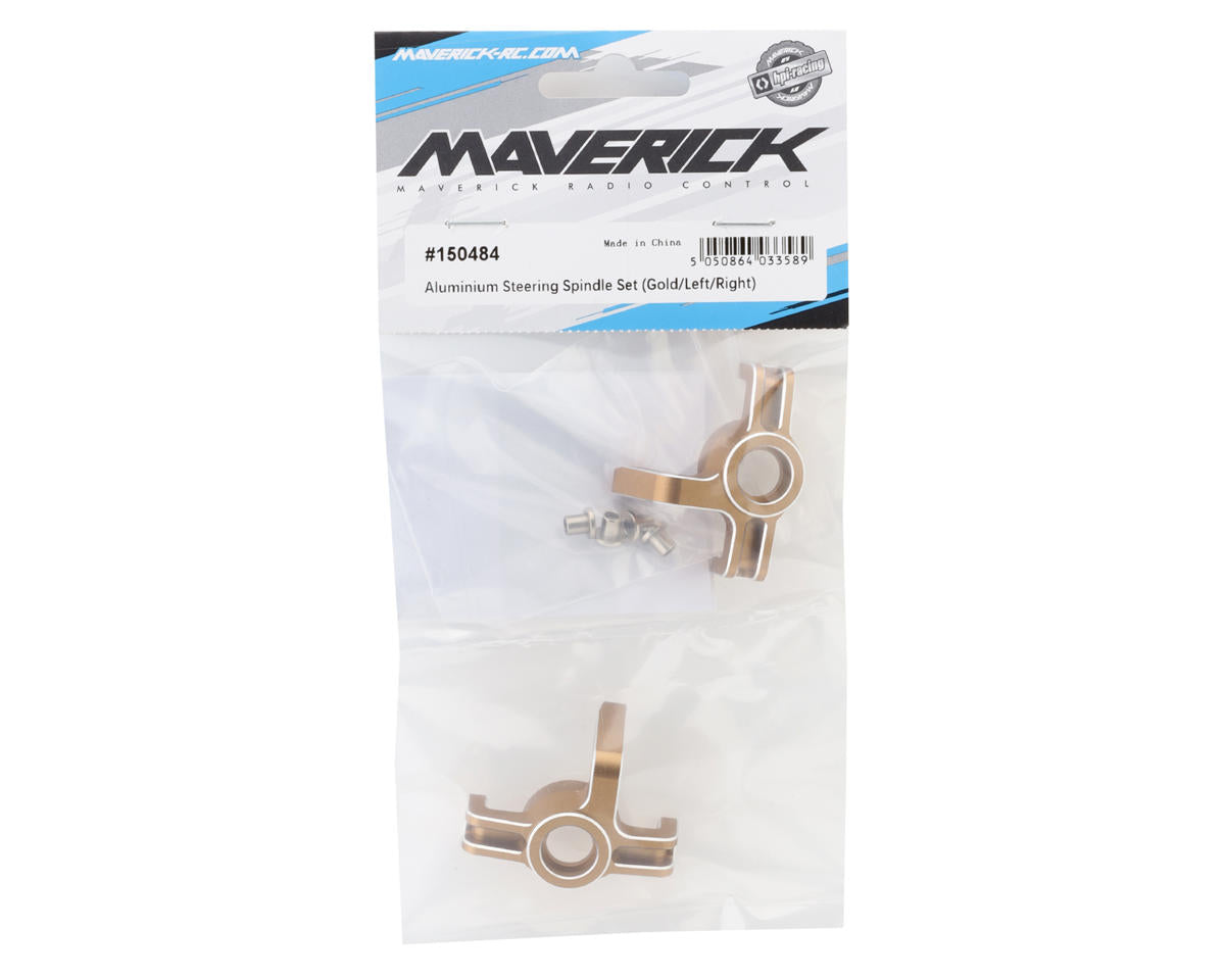 Maverick Aluminium Steering Spindle Set (Gold) (2)