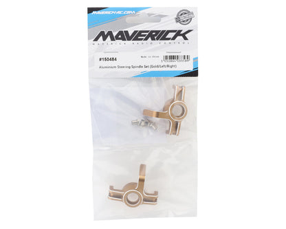 Maverick Aluminium Steering Spindle Set (Gold) (2)