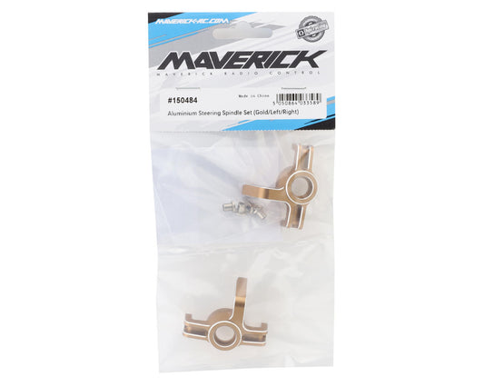 Maverick Aluminium Steering Spindle Set (Gold) (2)