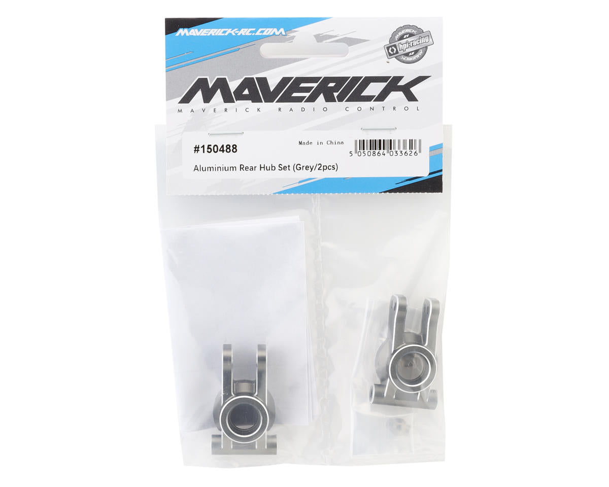 Maverick Aluminium Rear Hub Set (Dark Grey) (2)