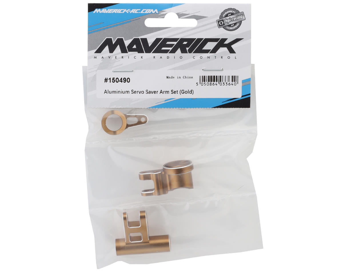 Maverick Aluminum Servo Saver Arm Set (Gold)