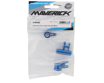 Maverick Aluminum Servo Saver Arm Set (Blue)
