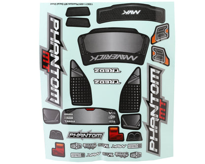 Maverick Phantom MT 1/10 Monster Truck Body (Clear)