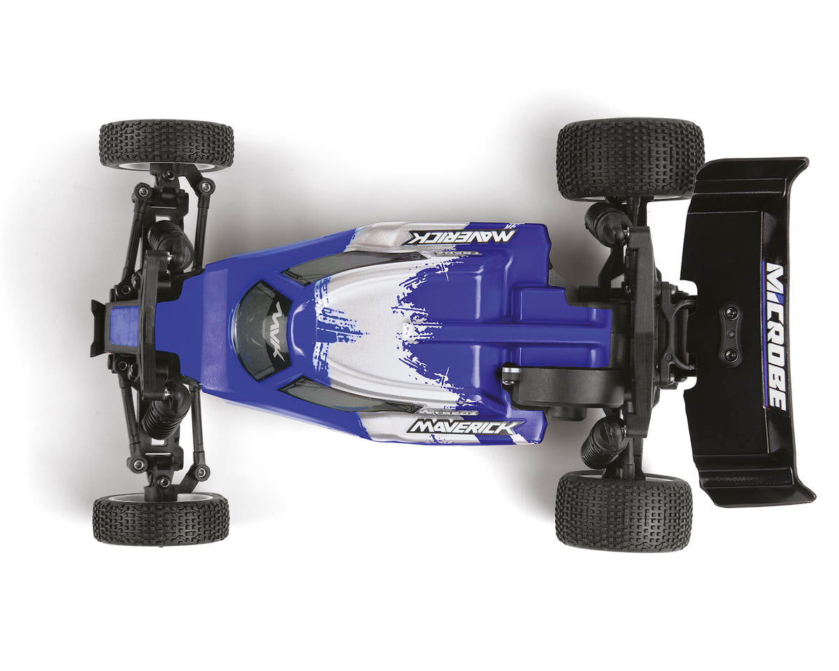 Maverick Microbe Flux 1/24 Brushless RTR 2WD Buggy (Blue)