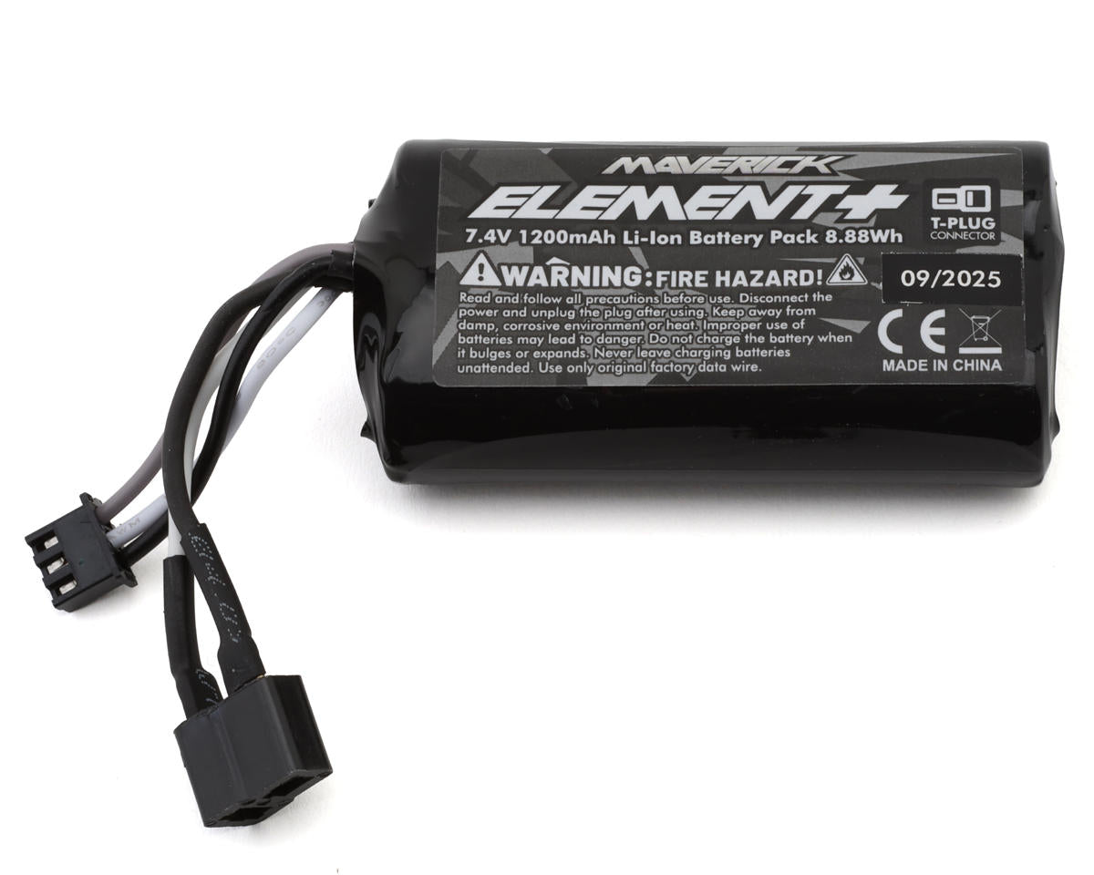 Maverick Element 2S Li-Ion Battery w/T-Style Plug (7.4V/1200mAh)