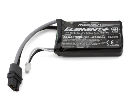 Maverick Element 2S LiPo Battery w/XT60 Plug (7.4V/1600mAh)