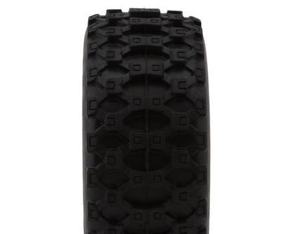 Maverick QByte SC Tredz 1/12 Pre-Mounted Short Course Truck Tires (Fluoro Green)
