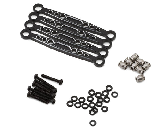 Maverick Scout-24 Aluminum Front & Rear Suspension Link Set (Black) (4)