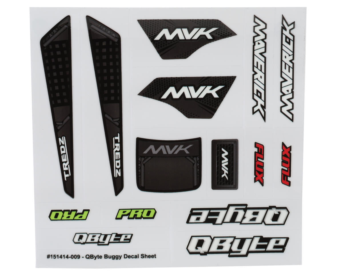 Maverick QByte XB 1/12 Pre-Painted Buggy Body (Red)