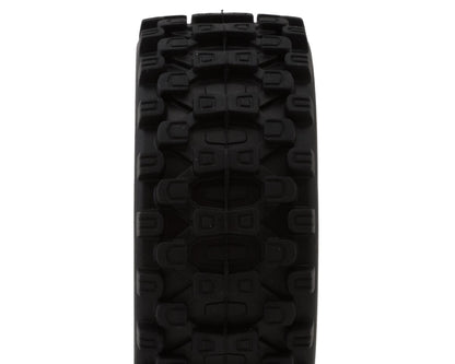 Maverick QByte XB 1/12 Pre-Mounted Buggy Tires (Black) (2) (Front/Rear)