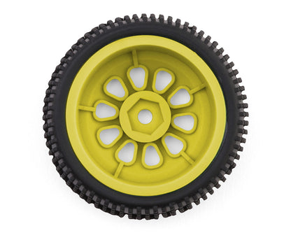 Maverick Microbe SC Sidepin Pre-Mounted Short Course Tires Set (Yellow)