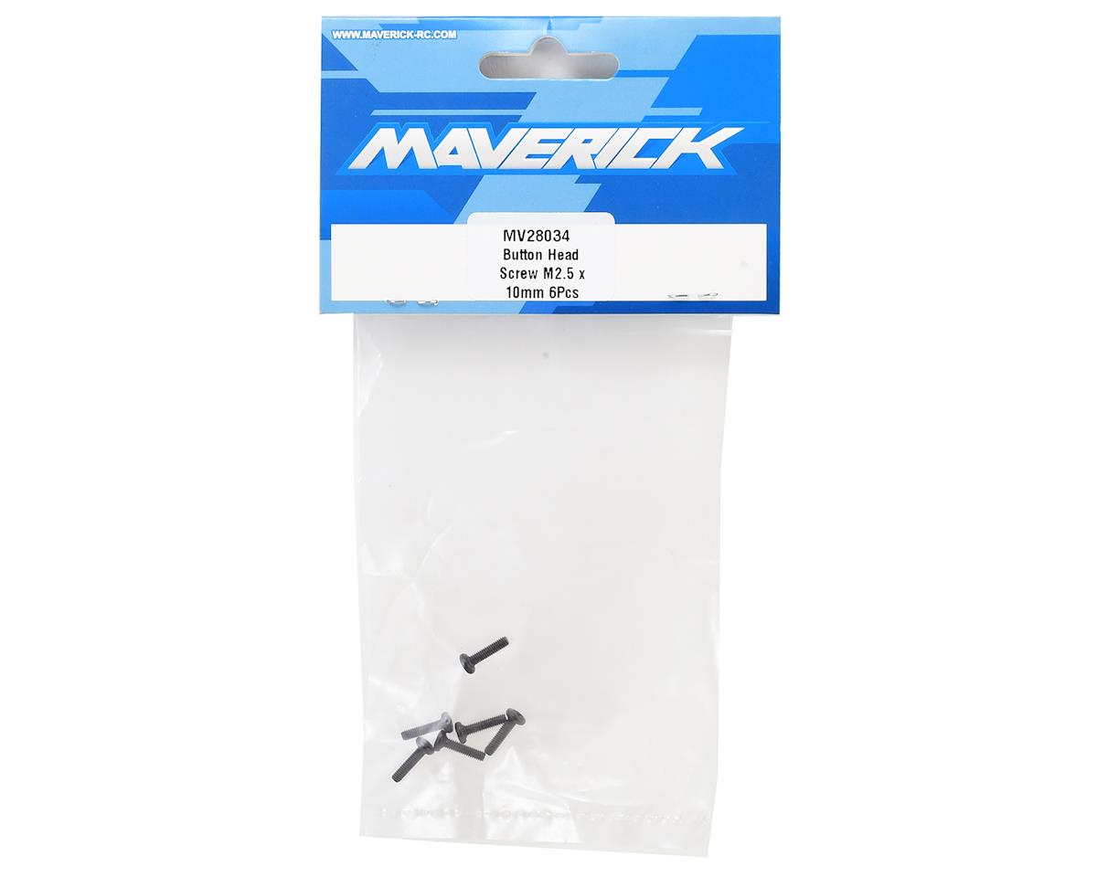 Maverick 2.5x10mm Button Head Phillips Screws (6)