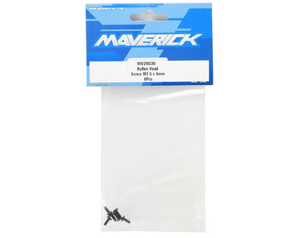 Maverick 2.5x6mm Button Head Phillips Screws (6)