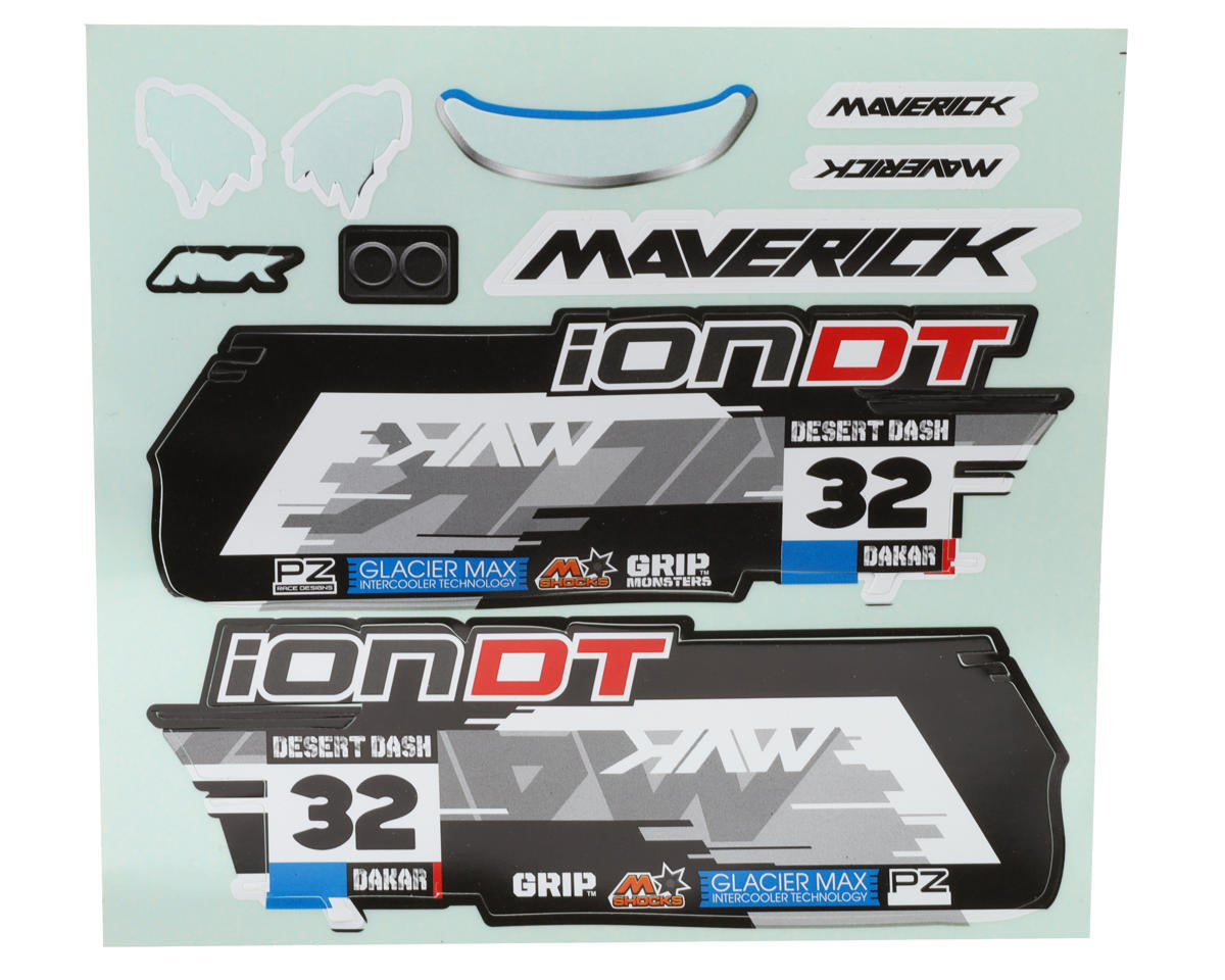 Maverick Ion DT 1/18 4WD Electric Desert Truck Body Set (Clear)