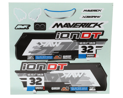 Maverick Ion DT 1/18 4WD Electric Desert Truck Body Set (Clear)