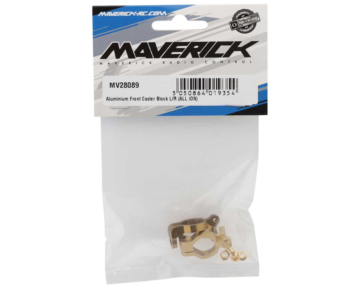Maverick Ion Aluminum Front Caster Block Set (Gold) (2)