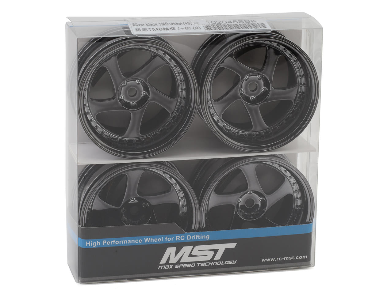 MST TMB 1/10 Drift Wheels (Grey) (+8) (4)
