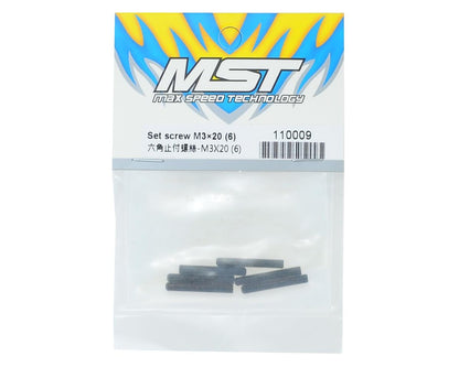 MST Set screw M3X20 (6)