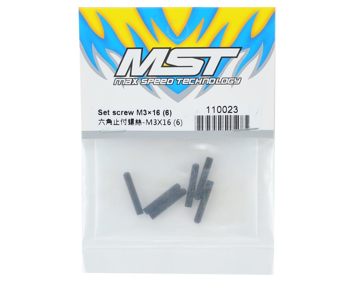 MST Set screw M3X16 (6)