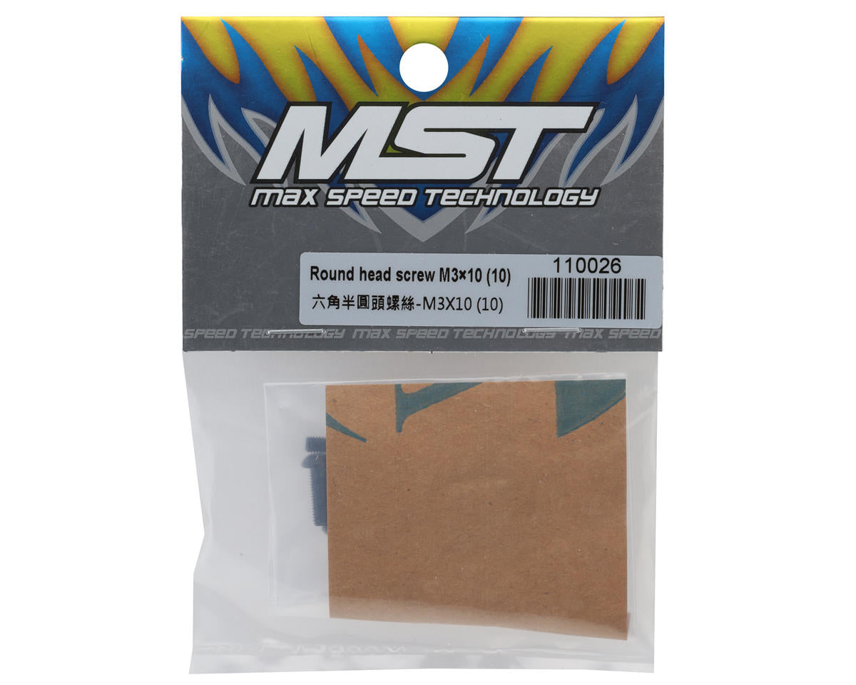 MST 3x10mm Button Head Screws (10)