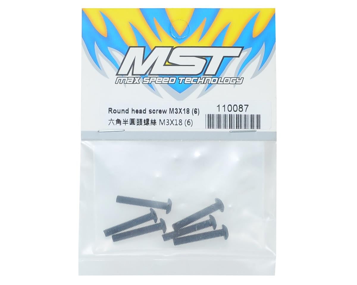 MST Round head screw M3X18 (6)