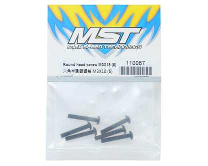 MST Round head screw M3X18 (6)