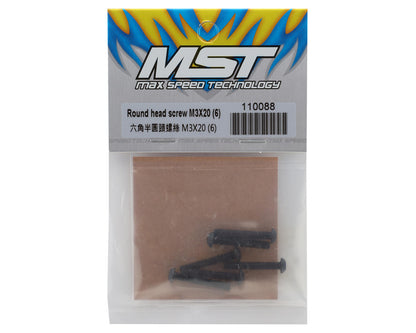 MST 3x20mm Button Head Screws (6)