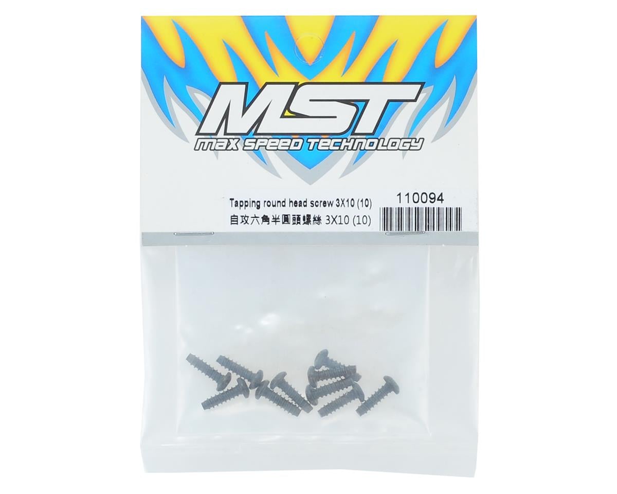 MST Tapping round head screw 3X10 (10)