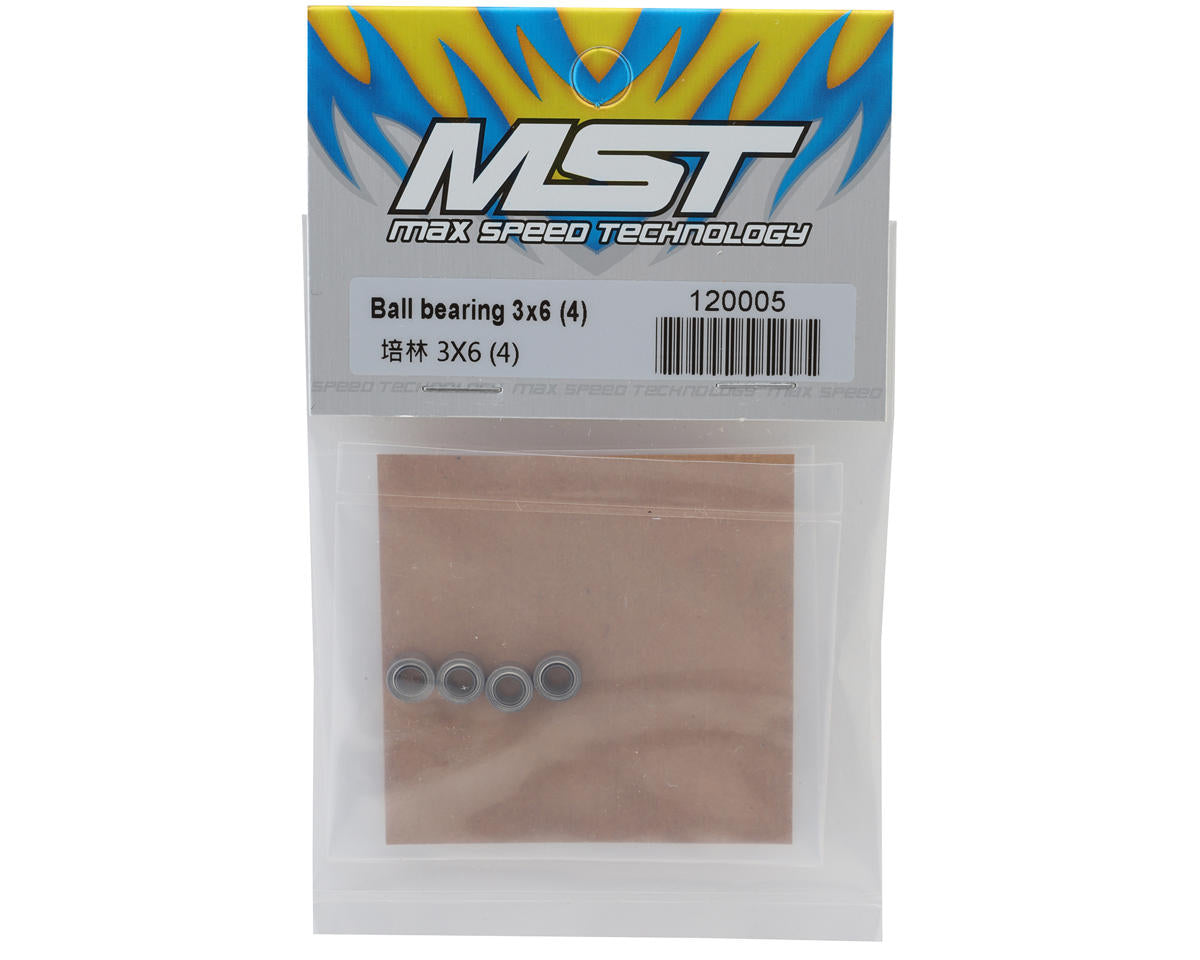MST 3x6mm Ball Bearings (4)